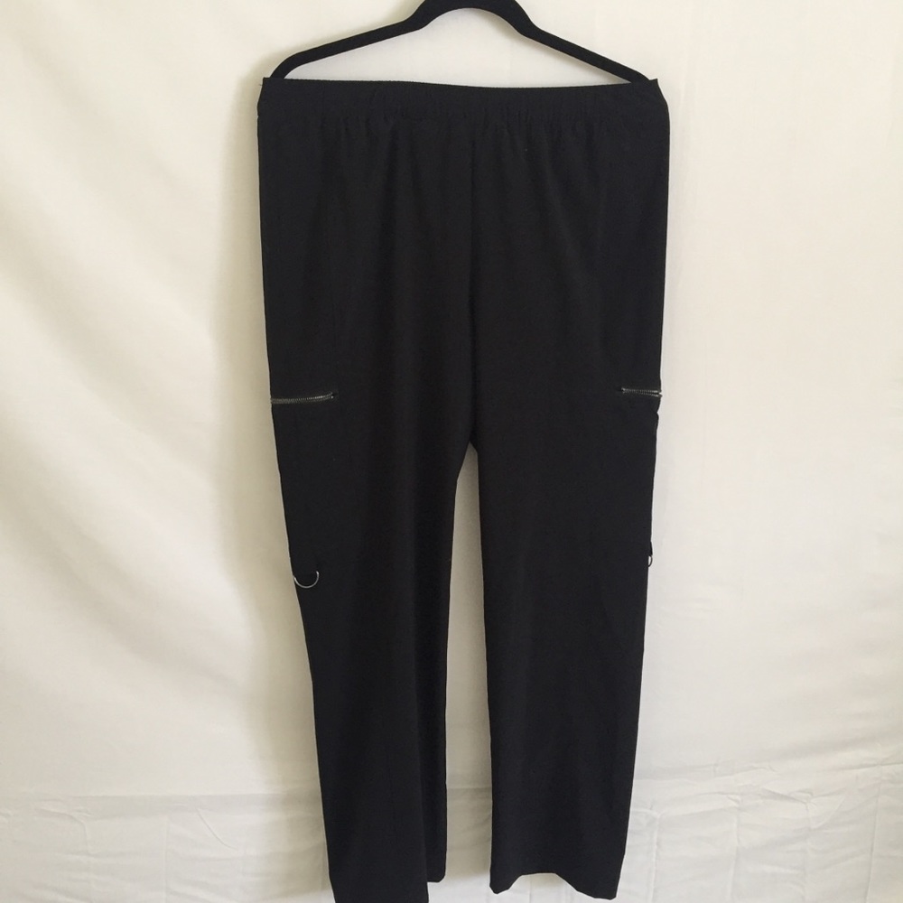 Laura Ashley Petite Pants, Black, Sz PM